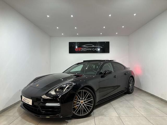 Zwart Gebruikt 2018 Porsche Panamera Turbo Sedan | € 54.900 - Afbeelding 1/4
