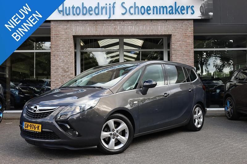 Grijs Gebruikt 2014 Opel Zafira Tourer Cosmo MPV | € 10.740 (Eerlijke prijs) - Afbeelding 1/4