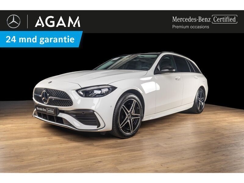 Wit Gebruikt 2024 Mercedes E300 AMG line Stationwagen | € 51.950 (Goede deal) - Afbeelding 1/4