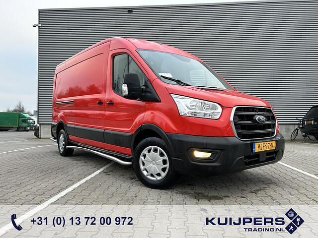 Rood Gebruikt 2021 Ford Transit Trend Van | € 10.900 (Super prijs) - Afbeelding 1/4