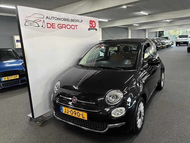 Zwart (metallic) Occasion 2016 Fiat 500C Lounge Cabriolet | € 9.950 (Eerlijke prijs) - Afbeelding 1/4