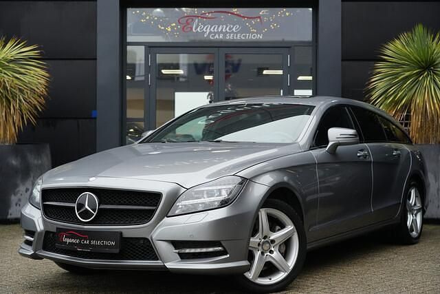 Grijs Gebruikt 2014 Mercedes CLS350 Shooting Brake Stationwagen | € 18.950 - Afbeelding 1/4