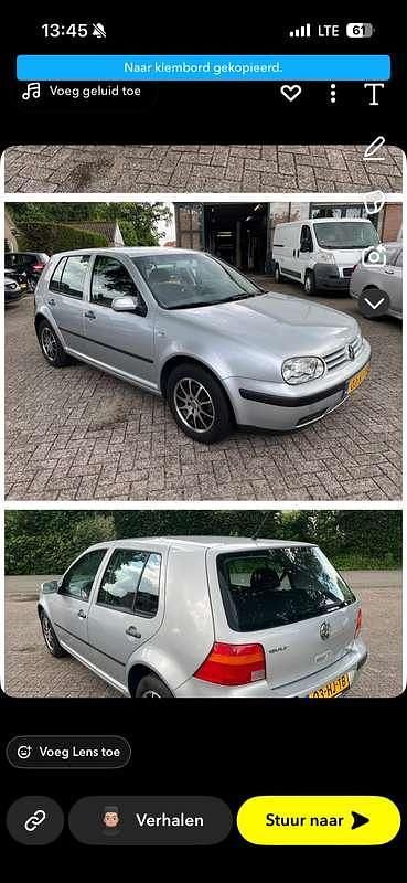 Occasion VW Golf 105 PK (77 kW) 2000 Sedan