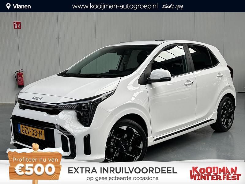 Wit Occasion 2025 Kia Picanto GT-Line Hatchback | € 21.950 (Iets duurder) - Afbeelding 1/4