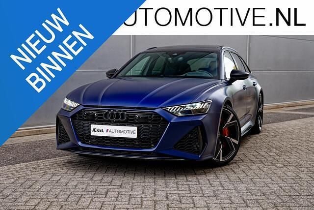 Blauw Gebruikt 2021 Audi RS6 Advanced Stationwagen | € 131.900 (Goede deal) - Afbeelding 1/4