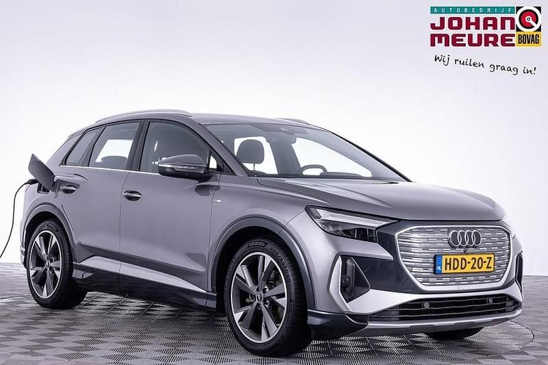 Grijs Gebruikt 2022 Audi Q4 e-tron Advanced Plus SUV | € 27.900 (Goede deal) - Afbeelding 1/4