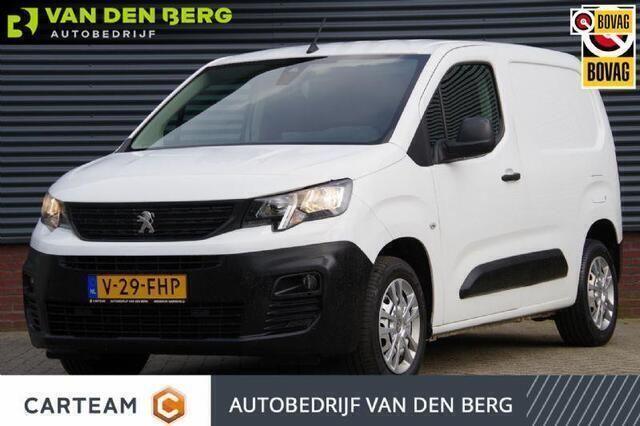 Wit Gebruikt 2021 Peugeot Partner Premium MPV | € 11.800 (Super prijs) - Afbeelding 1/4