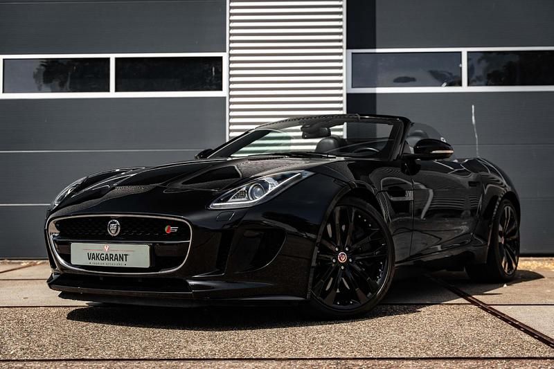 Zwart Gebruikt 2013 Jaguar F-Type S Cabriolet | € 35.999 - Afbeelding 1/4