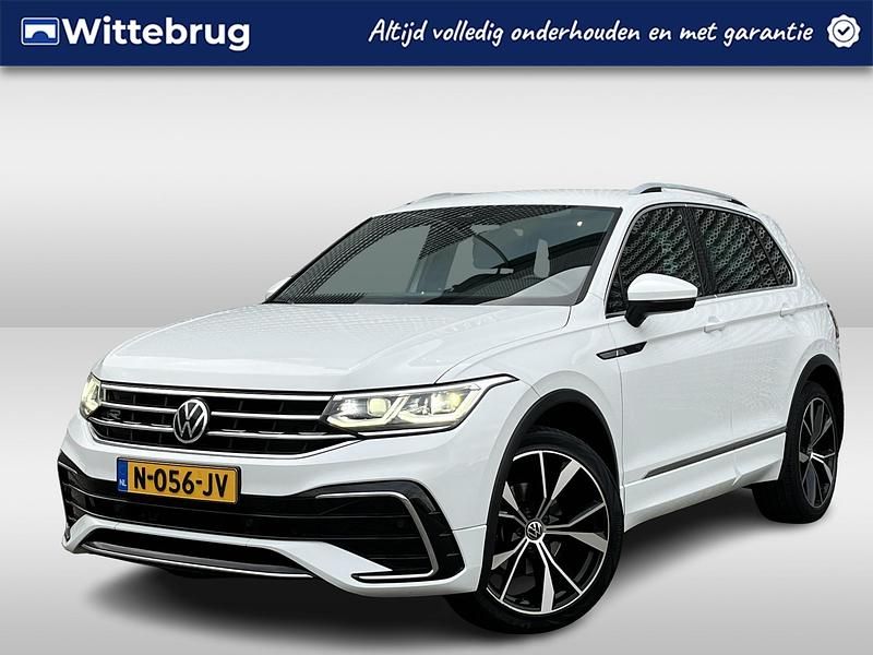 Wit Gebruikt 2021 VW Tiguan R-line SUV | € 31.450 (Eerlijke prijs) - Afbeelding 1/3