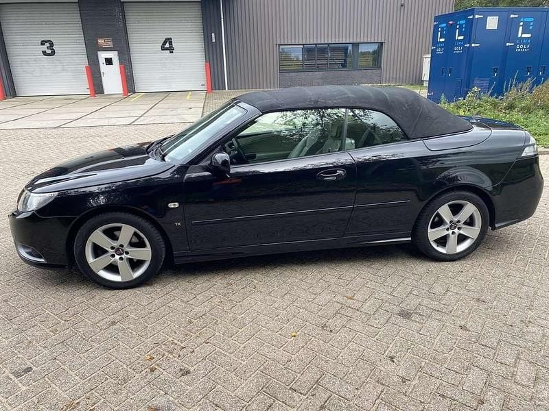 Zwart Gebruikt 2009 Saab 9-3 Cabriolet Vector Cabriolet | € 7.695 (Super prijs) - Afbeelding 1/4