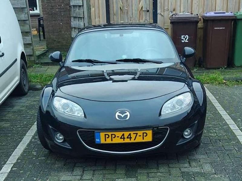 Zwart Gebruikt 2009 Mazda MX5 Cabriolet | € 12.000 (Eerlijke prijs) - Afbeelding 1/4