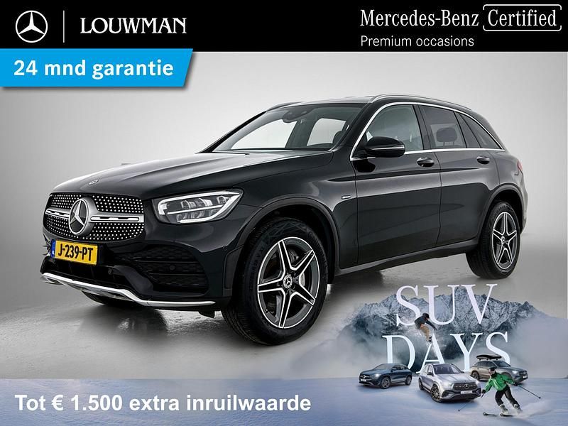 Zwart (metallic) Gebruikt 2020 Mercedes GLC300e Business SUV | € 40.945 (Duur) - Afbeelding 1/4