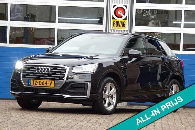 Zwart Gebruikt 2018 Audi Q2 S-Line SUV | € 22.950 (Eerlijke prijs) - Afbeelding 1/4