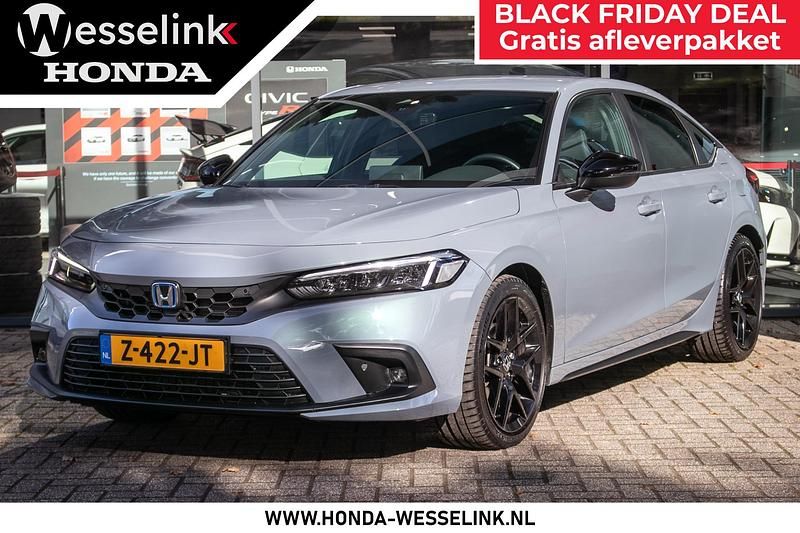 Grijs Gebruikt 2024 Honda Civic Sport Hatchback | € 36.950 (Eerlijke prijs) - Afbeelding 1/4