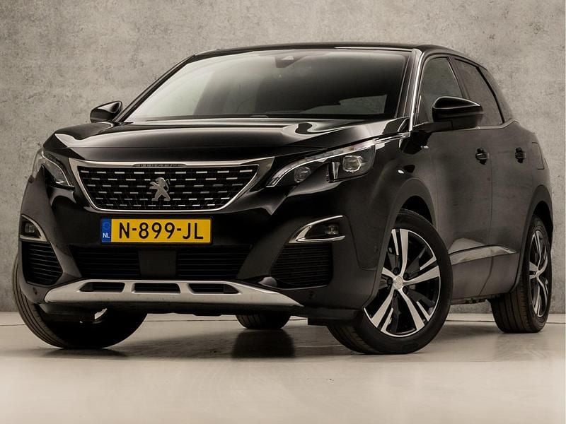 Zwart Gebruikt 2020 Peugeot 3008 GT-line SUV | € 19.945 (Goede deal) - Afbeelding 1/4