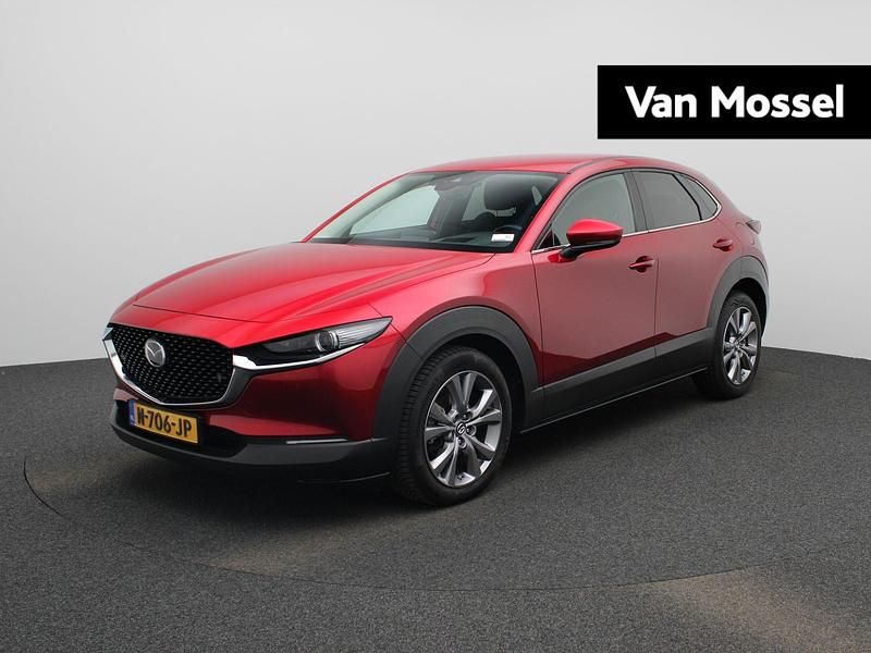 Rood Gebruikt 2021 Mazda CX-30 Sportive SUV | € 21.900 (Eerlijke prijs) - Afbeelding 1/4