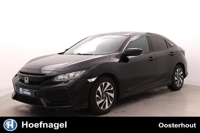 Zwart Gebruikt 2018 Honda Civic Comfort Hatchback | € 15.900 (Iets duurder) - Afbeelding 1/4