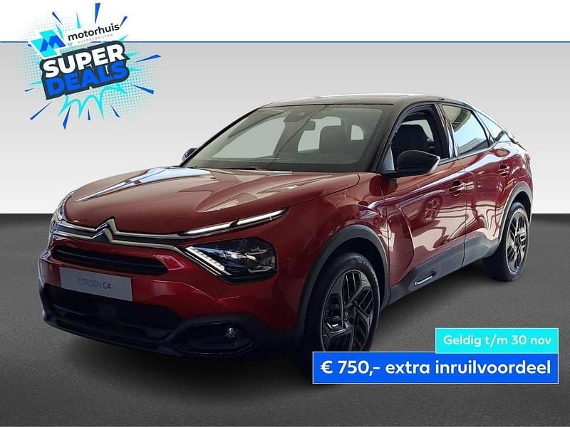 Rood Gebruikt 2024 Citroën C4 PureTech Hatchback | € 29.990 (Eerlijke prijs) - Afbeelding 1/4