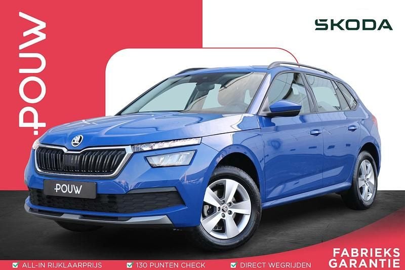 Blauw Occasion 2023 Skoda Kamiq Ambition SUV | € 19.450 (Eerlijke prijs) - Afbeelding 1/4