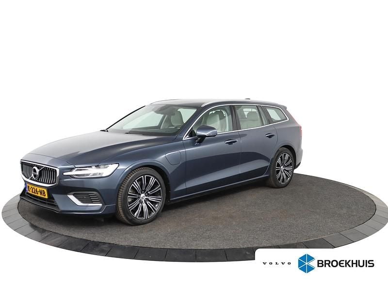Blauw Gebruikt 2021 Volvo V60 R-Design Stationwagen | € 33.895 (Eerlijke prijs) - Afbeelding 1/4