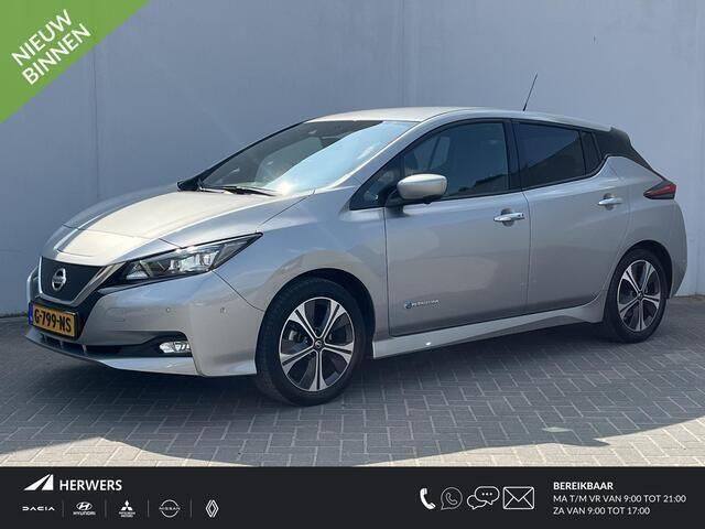 Silver grey m Gebruikt 2019 Nissan Leaf Tekna Hatchback | € 13.435 (Eerlijke prijs) - Afbeelding 1/4