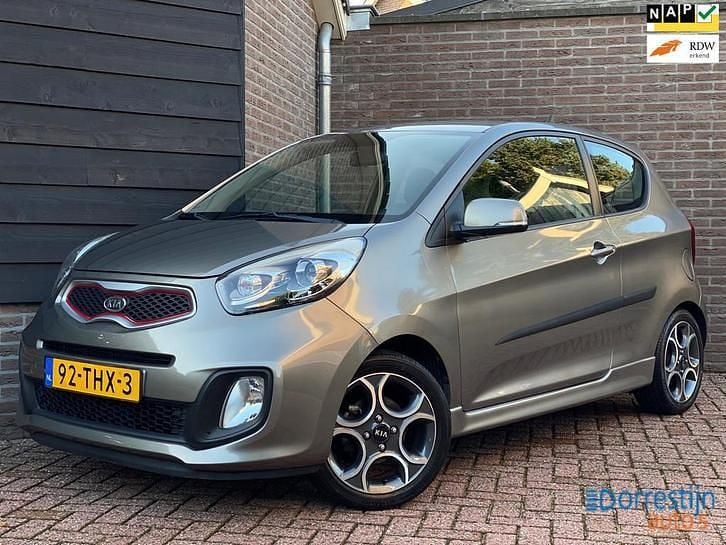 Grijs Gebruikt 2012 Kia Picanto Comfort Hatchback | € 4.650 (Eerlijke prijs) - Afbeelding 1/4