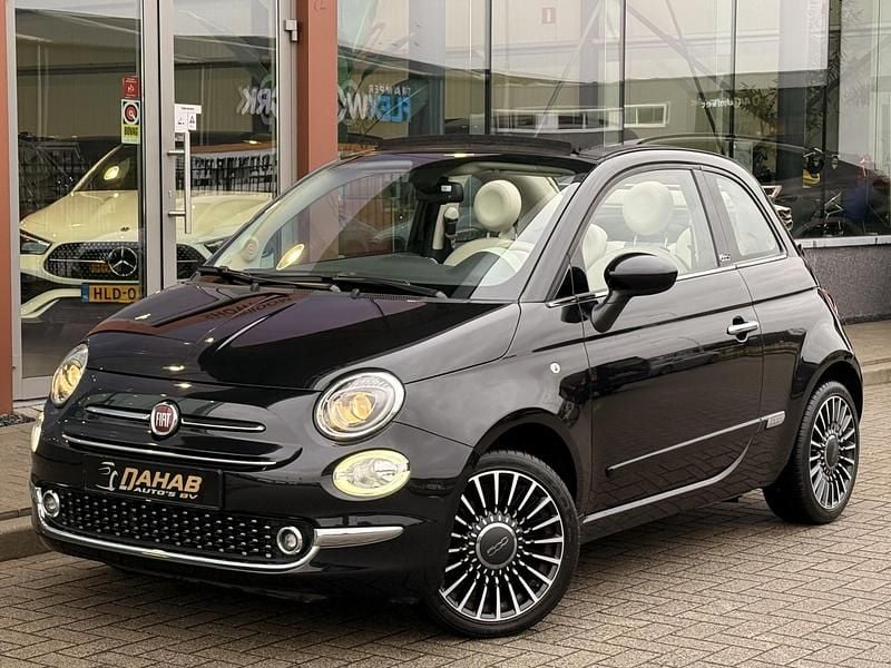 Occasion Fiat 500 Lounge 2016 Zwart Cabriolet