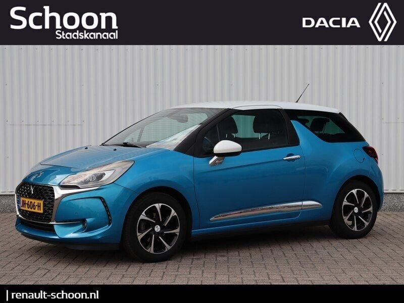 Blauw Gebruikt 2016 DS Automobiles DS3 So Chic Hatchback | € 10.950 (Eerlijke prijs) - Afbeelding 1/4