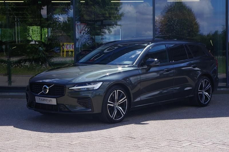 Grijs Gebruikt 2021 Volvo V60 R-Design Stationwagen | € 34.950 (Eerlijke prijs) - Afbeelding 1/4