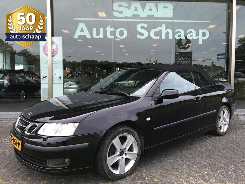 Zwart Gebruikt 2006 Saab 9-3 Cabriolet Vector Cabriolet | € 11.500 (Eerlijke prijs) - Afbeelding 1/4