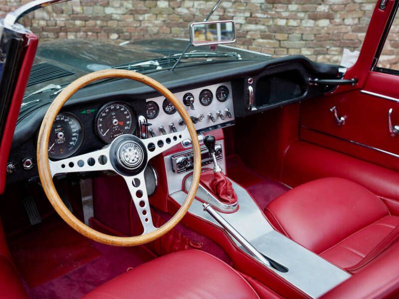 Occasion Jaguar E-Type 269 PK (197 kW) 1961 Grijs Cabriolet