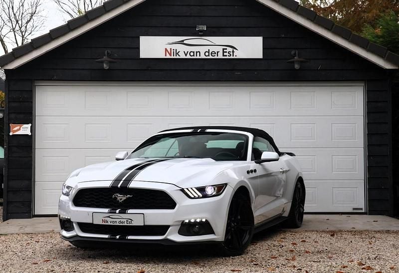 Wit Gebruikt 2015 Ford Mustang Convertible Cabriolet | € 31.750 (Eerlijke prijs) - Afbeelding 1/4