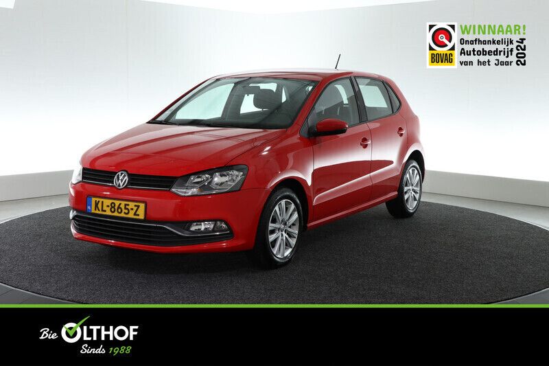 Rood Gebruikt 2015 VW Polo Comfortline Hatchback | € 10.850 (Eerlijke prijs) - Afbeelding 1/4