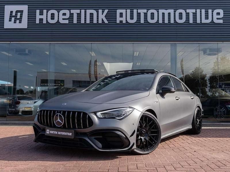 Grijs Gebruikt 2021 Mercedes CLA45 AMG Premium Plus Sedan | € 59.940 (Super prijs) - Afbeelding 1/3