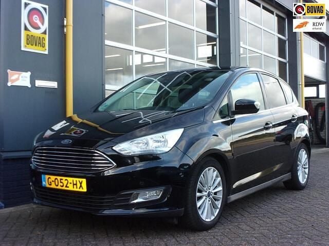 Zwart Gebruikt 2019 Ford C-MAX Titanium MPV | € 13.740 (Iets duurder) - Afbeelding 1/4