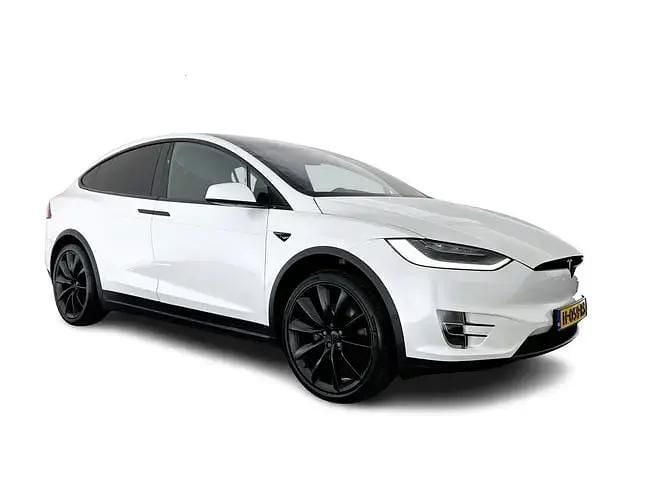 Wit Gebruikt 2020 Tesla Model X Long Range SUV | € 35.945 (Duur) - Afbeelding 1/4