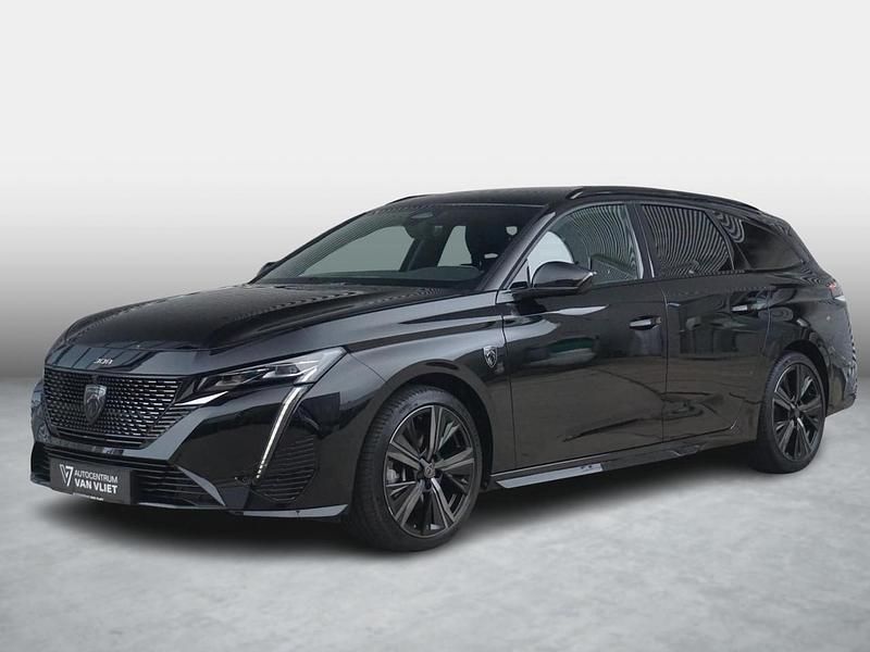 Zwart Gebruikt 2024 Peugeot 308 GT Stationwagen | € 29.990 (Eerlijke prijs) - Afbeelding 1/3