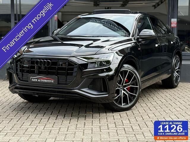 Zwart Gebruikt 2022 Audi Q8 S-Line SUV | € 84.999 (Eerlijke prijs) - Afbeelding 1/4