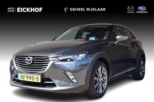 Grijs Gebruikt 2017 Mazda CX-3 Luxury SUV | € 17.950 (Eerlijke prijs) - Afbeelding 1/4