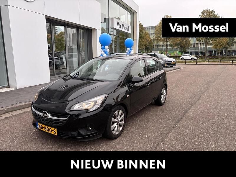 Zwart Gebruikt 2017 Opel Corsa Edition Hatchback | € 9.900 (Eerlijke prijs) - Afbeelding 1/4