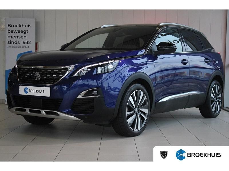Blauw Gebruikt 2019 Peugeot 3008 GT-line SUV | € 17.450 (Eerlijke prijs) - Afbeelding 1/4