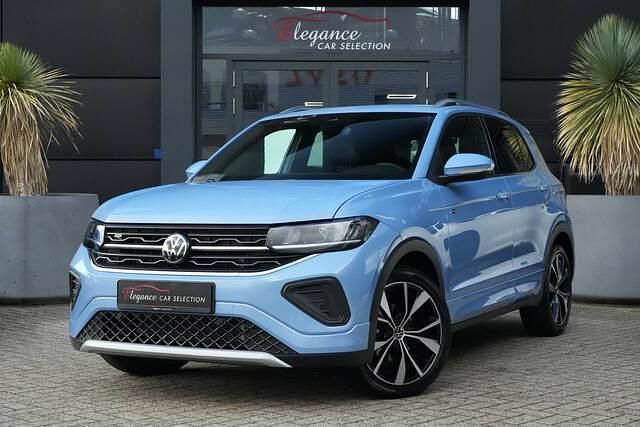 Blauw Occasion 2024 VW T-Cross R-line SUV | € 32.950 (Iets duurder) - Afbeelding 1/4