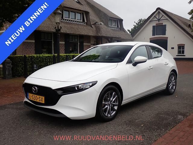 Wit Gebruikt 2021 Mazda 3 Hatchback | € 19.900 (Super prijs) - Afbeelding 1/4