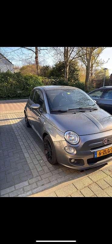 Grijs Gebruikt 2013 Fiat 500 Lounge Hatchback | € 3.750 (Super prijs) - Afbeelding 1/4