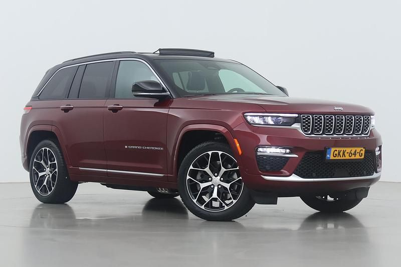 Rood Gebruikt 2024 Jeep Grand Cherokee Summit SUV | € 61.800 - Afbeelding 1/1