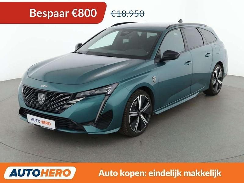 Groen Occasion 2022 Peugeot 308 GT Stationwagen | € 18.349 (Goede deal) - Afbeelding 1/3