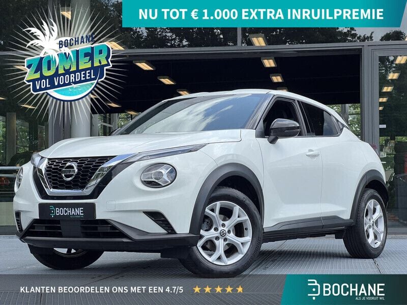 Wit Gebruikt 2021 Nissan Juke N-Connecta SUV | € 18.740 (Eerlijke prijs) - Afbeelding 1/4