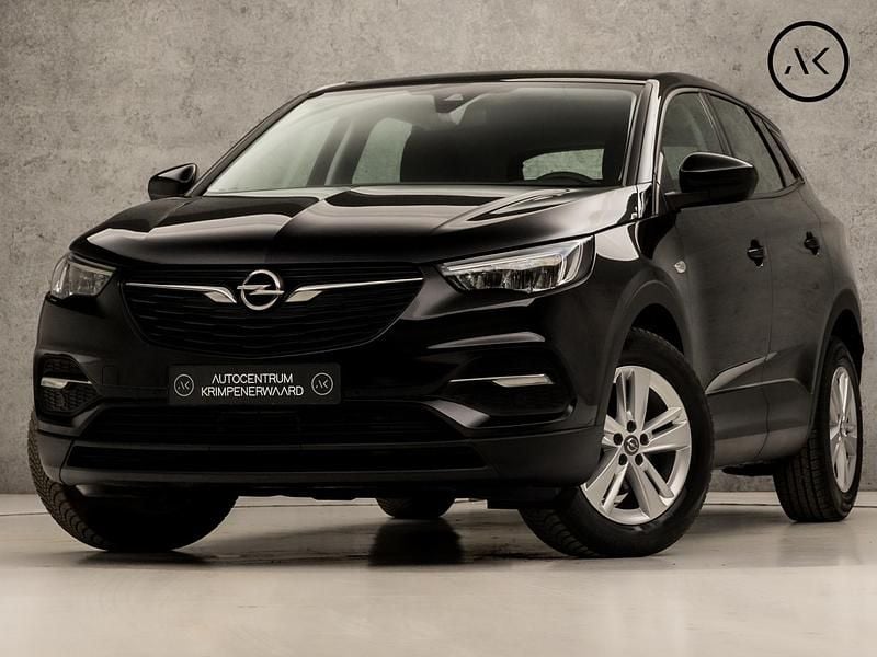 Zwart Gebruikt 2021 Opel Grandland X Sport SUV | € 21.445 (Super prijs) - Afbeelding 1/4