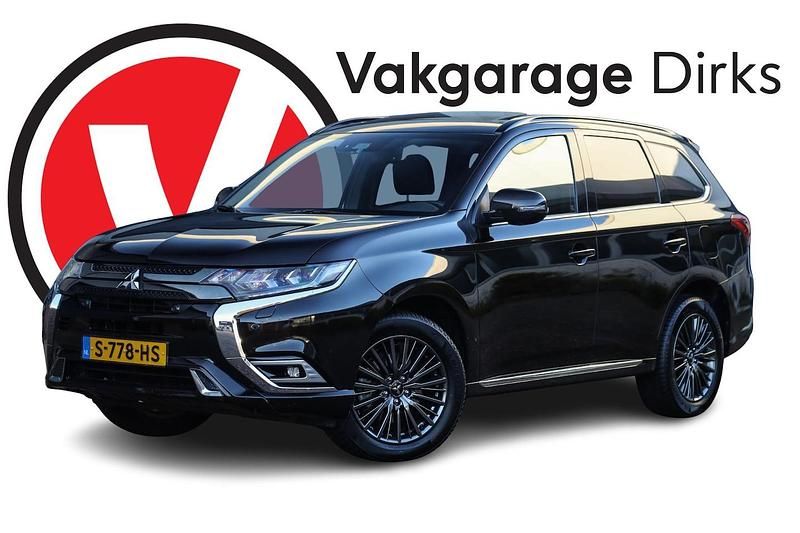 Zwart Gebruikt 2018 Mitsubishi Outlander P-HEV Edition SUV | € 20.880 (Eerlijke prijs) - Afbeelding 1/4