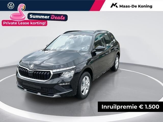 Zwart Nieuw 2025 Skoda Kamiq Selection SUV | € 30.490 (Eerlijke prijs) - Afbeelding 1/4
